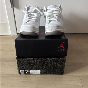 Jordan 3 Men’s White Sneakers